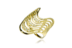 Złoty pierścionek 333