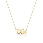 Celebrytka z imieniem OLA 0,585 brylant 0,005 ct