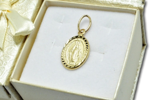 Złota zawieszka 0,585 Medalik