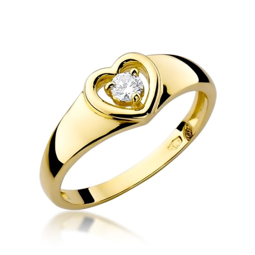 Pierścionek W-1 Brylant 0,10ct