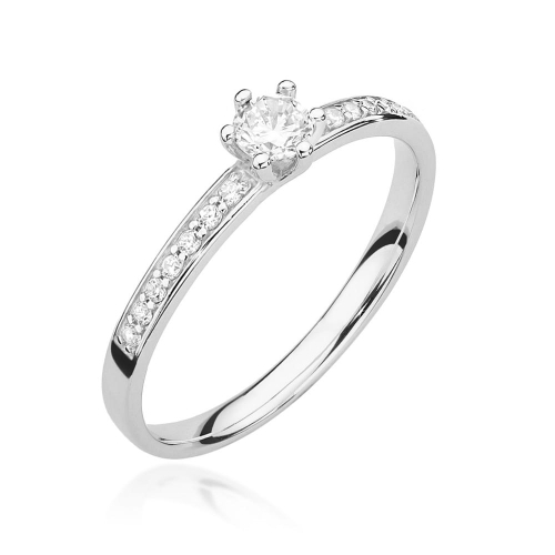 Pierścionek W-459 0,10 ct