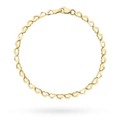 Bransoletka złota z kolekcji "SIMPLE FANTASY HEARTS"