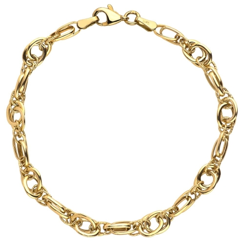 Bransoletka złota z kolekcji "GRANDE" zdobiona diamentowaniem