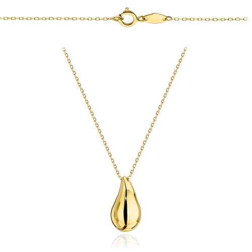 Naszyjnik złoty kropla