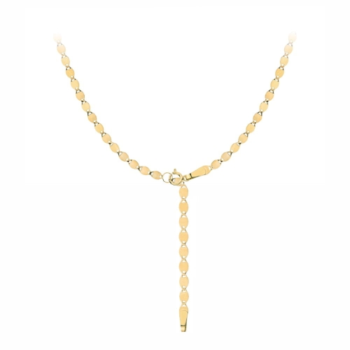 Naszyjnik złoty krawatka delikatne blaszki