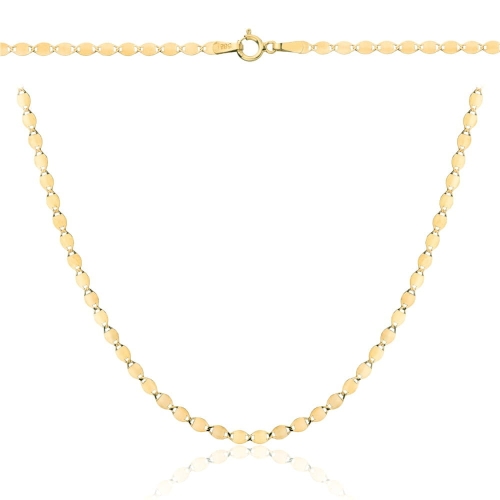 Naszyjnik złoty delikatne blaszki