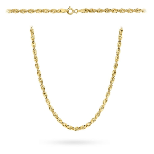 Naszyjnik złoty o wzorze helisy