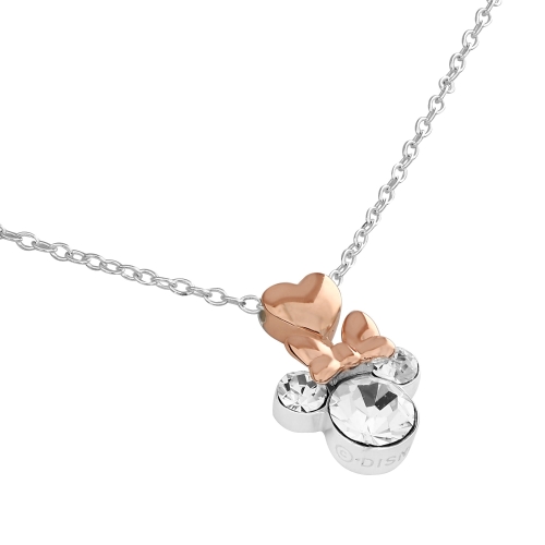 Naszyjnik srebrny p,925 dla dziewczynki Disney Minnie Mouse