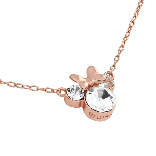 Łańcuszek z zawieszką srebrny p, 925 z motywem Myszki Minnie