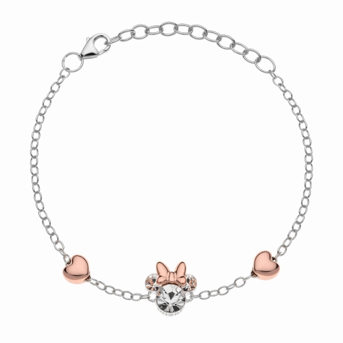 Bransoletka srebrna p,925 dla dzieci Myszka Minnie