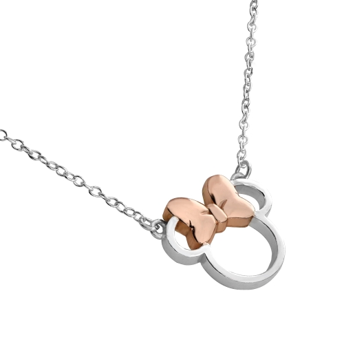 Naszyjnik z zawieszką p,925 z motywem Myszki Minnie