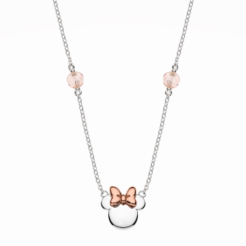 Łańcuszek z zawieszką p, 925 z wizerunkiem Myszki Minnie