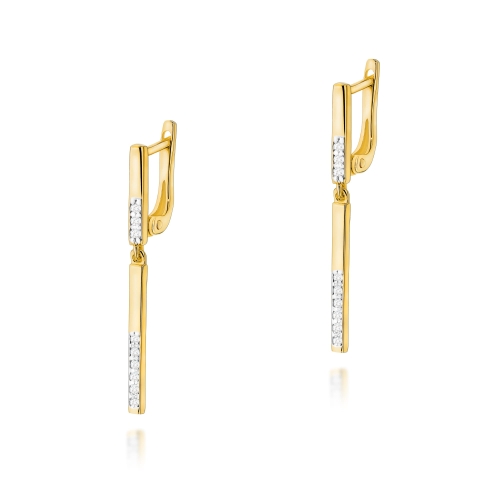 Kolczyki K0025 z diamentami