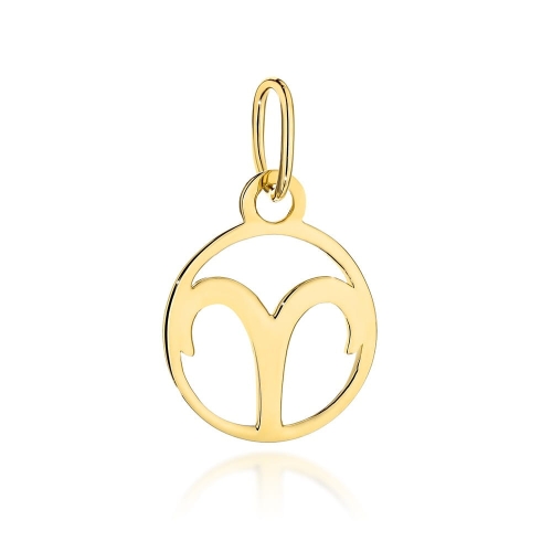Zawieszka złota znak zodiaku BARAN
