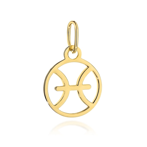 Zawieszka złota znak zodiaku RYBY pr. 333