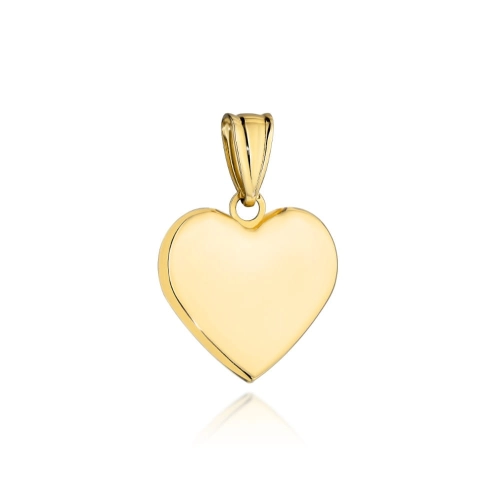 Zawieszka złota gładkie serduszko małe pr. 375