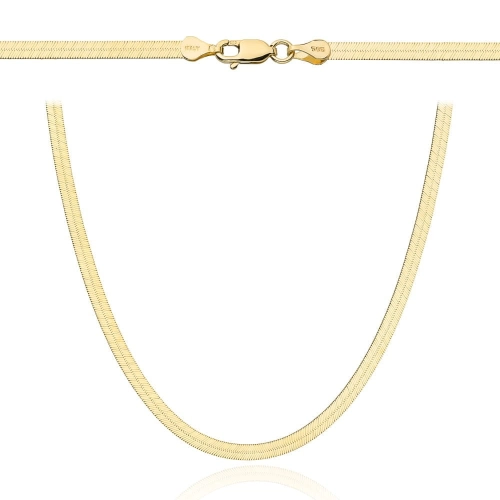 Łańcuch złoty taśma 42cm - 3,5 mm