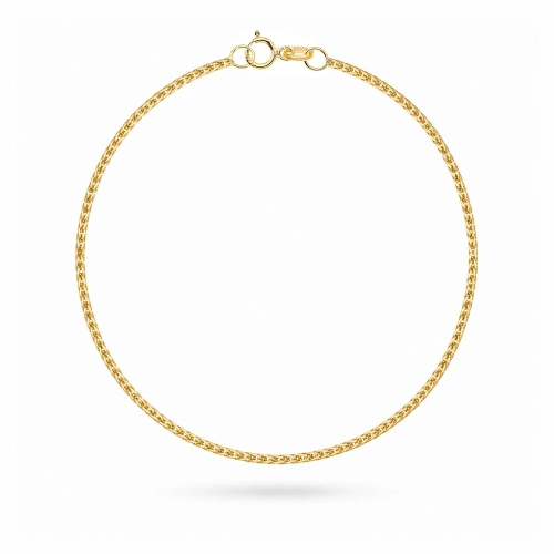 Bransoletka złota splot Lisi Ogon - 1,2 mm