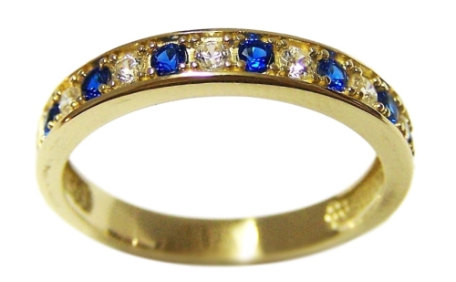 PIERŚCIONEK GWIAZD OBRĄCZKOWY 585 CELEBRYTKA P1894