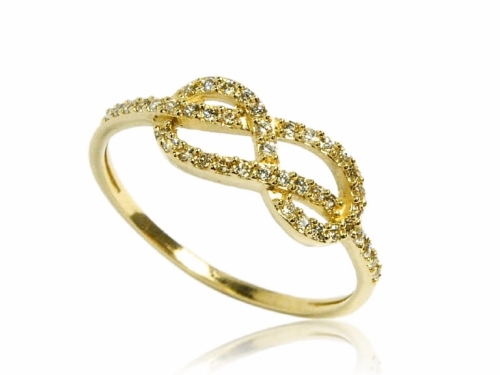 Złoty pierścionek 585 P1857