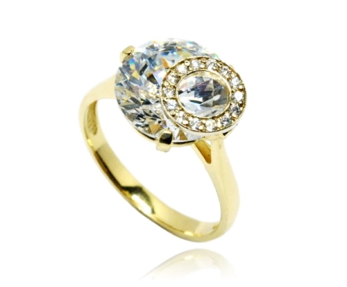 Złoty pierścionek 0,585 N0332