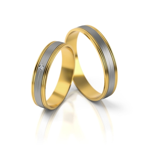 Złote obrączki ślubne nr 294