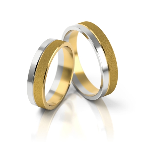 Złote obrączki ślubne nr 58