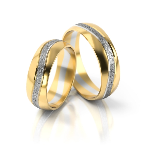 Złote obrączki ślubne nr 116