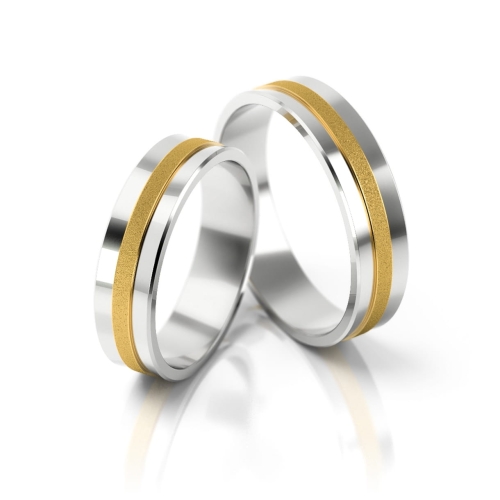 Złote obrączki ślubne nr 57